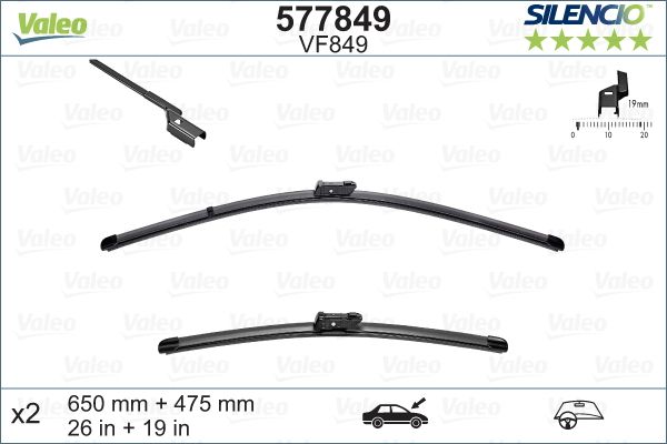 VALEO 577849 Wiper Blade