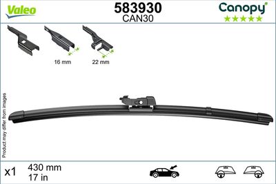 Wiper Blade VALEO 583930