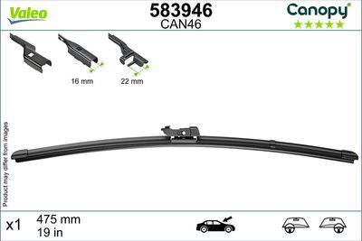 Wiper Blade VALEO 583946