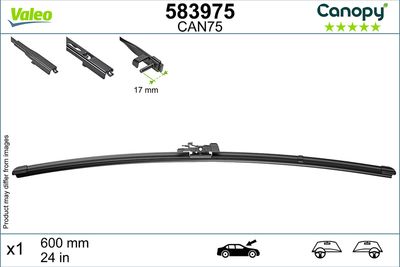 Wiper Blade VALEO 583975