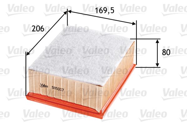 VALEO 585007 Air Filter