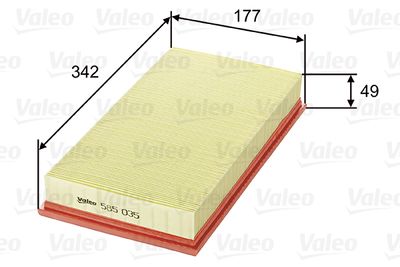 Air Filter VALEO 585035