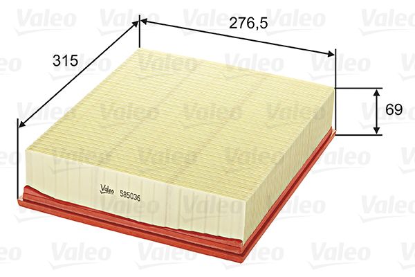 VALEO 585036 Air Filter