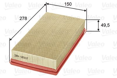 Air Filter VALEO 585037