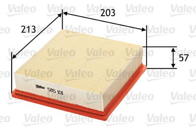 Air Filter VALEO 585101