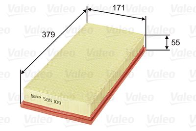 Air Filter VALEO 585109