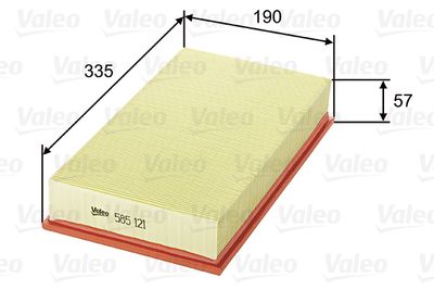 Air Filter VALEO 585121