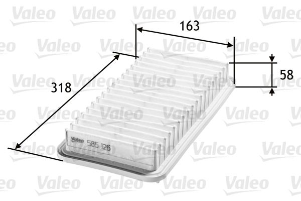 VALEO 585126 Air Filter