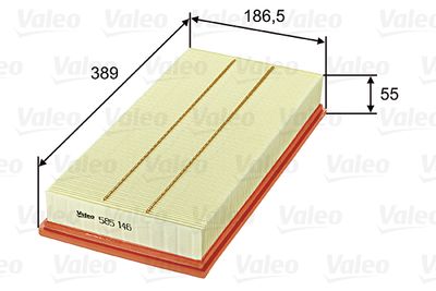 Air Filter VALEO 585146