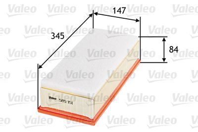 Air Filter VALEO 585151