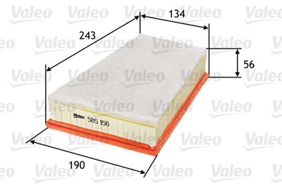 Air Filter VALEO 585156