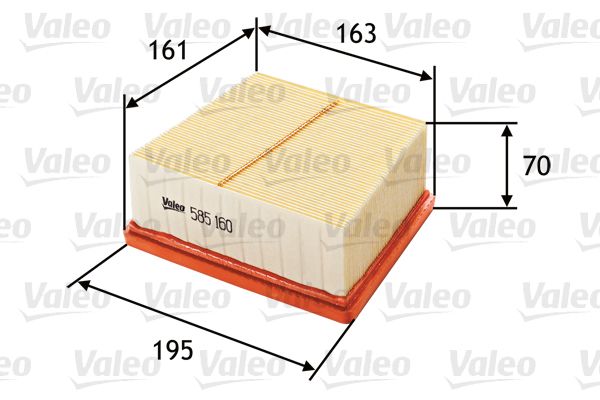 VALEO 585160 Air Filter