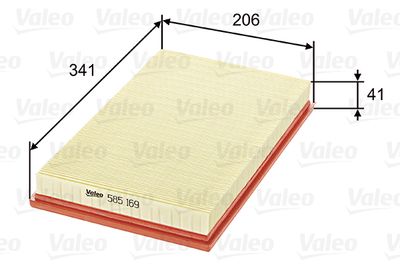 Air Filter VALEO 585169