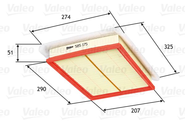 VALEO 585175 Air Filter