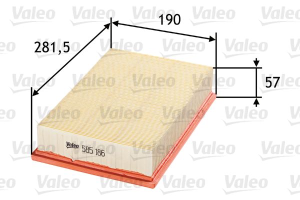 VALEO 585186 Air Filter