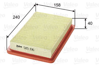 Air Filter VALEO 585196