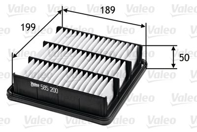 Air Filter VALEO 585200