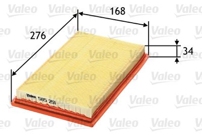 Air Filter VALEO 585251