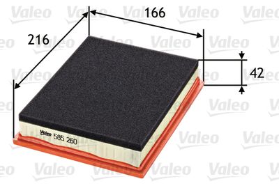 Air Filter VALEO 585260