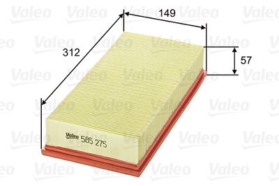 Air Filter VALEO 585275