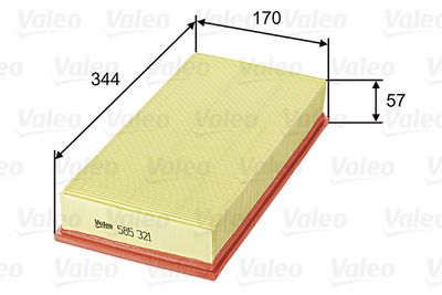 Air Filter VALEO 585321