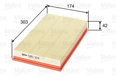 Air Filter VALEO 585374