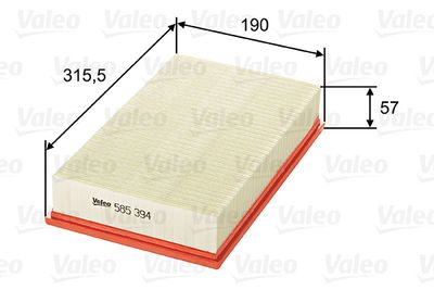 Air Filter VALEO 585394