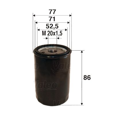 VALEO 586002 Oil Filter