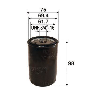 VALEO 586005 Oil Filter