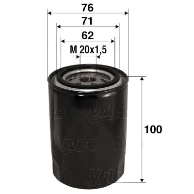 VALEO 586012 Oil Filter