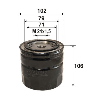 VALEO 586025 Oil Filter