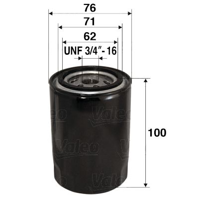 VALEO 586028 Oil Filter