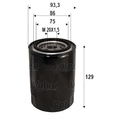 VALEO 586116 Oil Filter