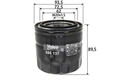 Oil Filter VALEO 586137