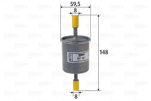 VALEO 587061 Fuel Filter