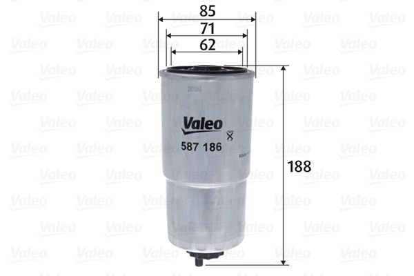 VALEO 587186 Fuel Filter