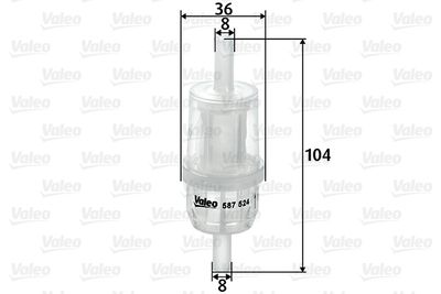 Fuel Filter VALEO 587524