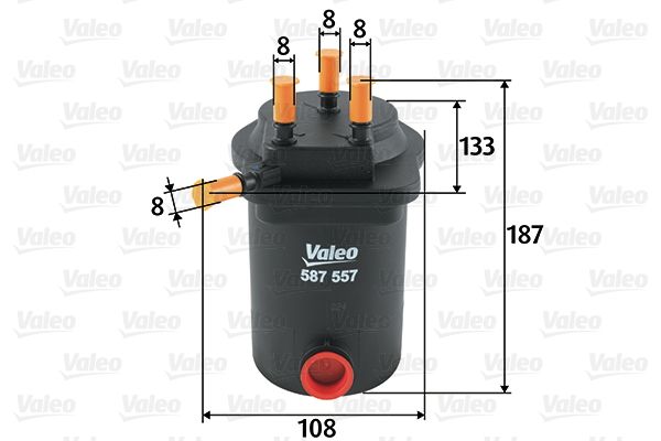 VALEO 587557 Fuel Filter