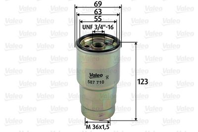 Fuel Filter VALEO 587710