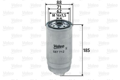 Fuel Filter VALEO 587712