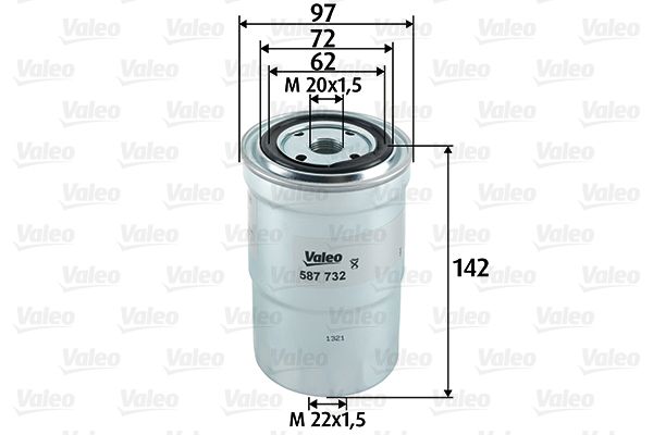 VALEO 587732 Fuel Filter