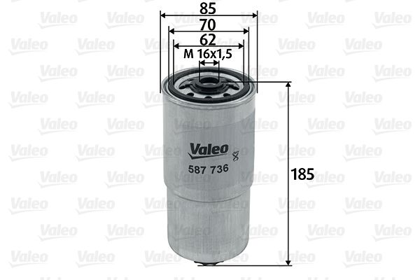 VALEO 587736 Fuel Filter