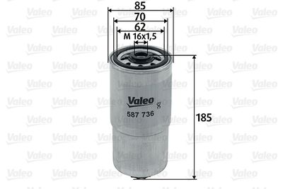 Fuel Filter VALEO 587736