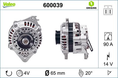 Alternator VALEO 600039