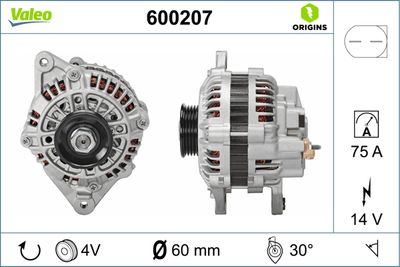 Alternator VALEO 600207