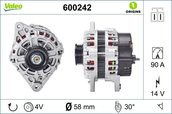 VALEO 600242 Alternator