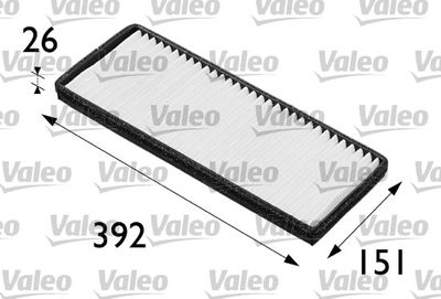 Filter, cabin air VALEO 698164