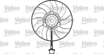 Fan, engine cooling VALEO 698373