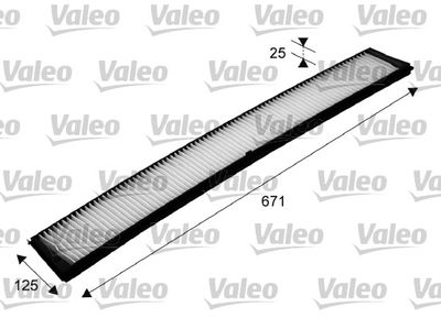 Filter, cabin air VALEO 698489