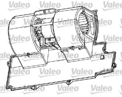 Interior Blower VALEO 698511